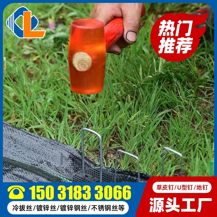 草皮钉 草皮钉型号 U型钉使用方法 碳钢地钉