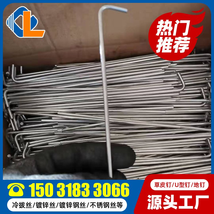 草皮钉固定土工格栅